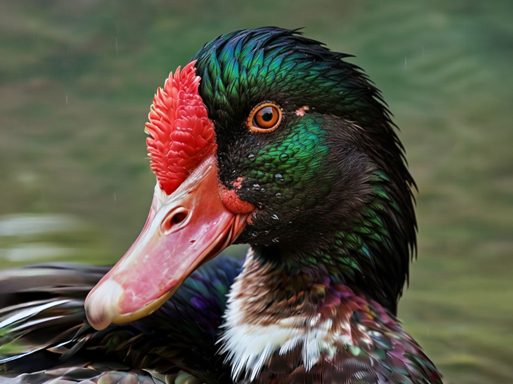Kevin (KV-2847), a mallard duck at the Reflecting Pool